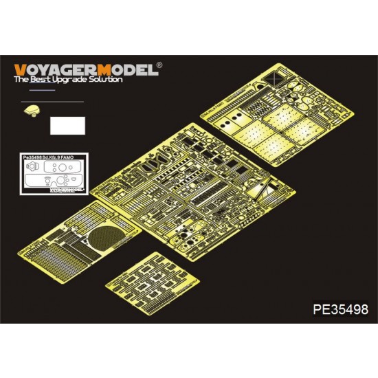 1/35 WWII German SdKfz.9 Famo Basic Detail-Up set for Tamiya#35239/35246 1/35 WWII German SdKfz.9 Famo Basic Detail-Up set for Tamiya#35239/35246