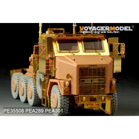 1/35 Modern US M1070 Truck Tractor Amour Cabin Basic Detail set for HobbyBoss#85502 1/35 Modern US M1070 Truck Tractor Amour Cabin Basic Detail set for HobbyBoss#85502