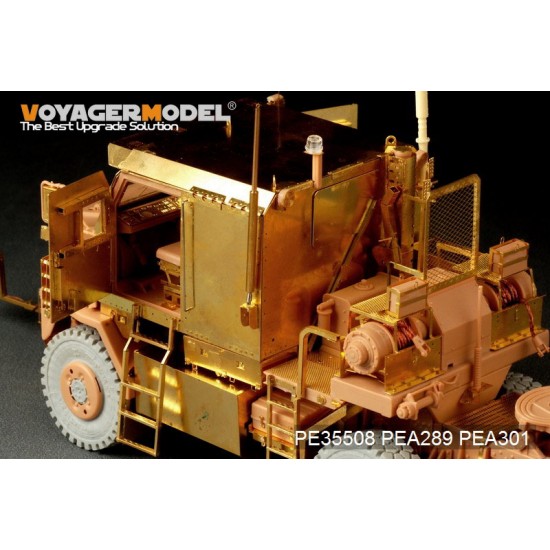 1/35 Modern US M1070 Truck Tractor Amour Cabin Basic Detail set for HobbyBoss#85502 1/35 Modern US M1070 Truck Tractor Amour Cabin Basic Detail set for HobbyBoss#85502