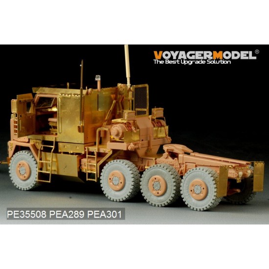 1/35 Modern US M1070 Truck Tractor Amour Cabin Basic Detail set for HobbyBoss#85502 1/35 Modern US M1070 Truck Tractor Amour Cabin Basic Detail set for HobbyBoss#85502