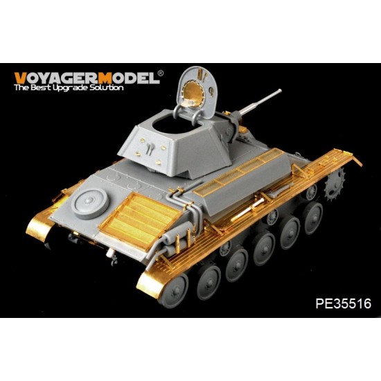 1/35 WWII Soviet T-70M Light Tank Basic Detail-Up set for MiniArt 35113 kit 1/35 WWII Soviet T-70M Light Tank Basic Detail-Up set for MiniArt 35113 kit