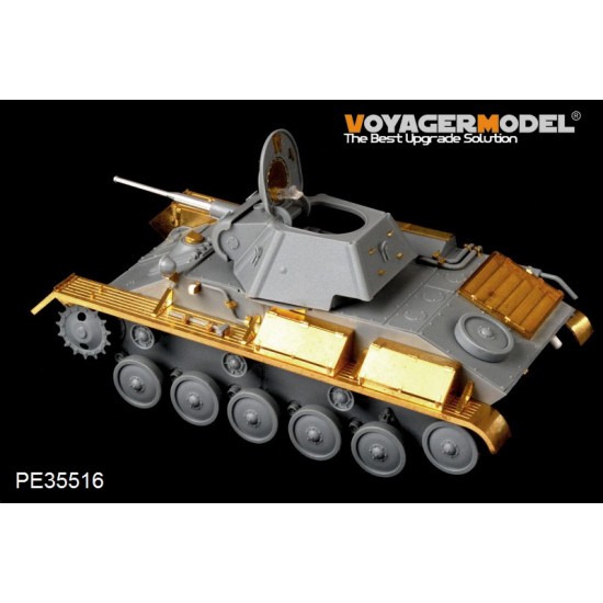 1/35 WWII Soviet T-70M Light Tank Basic Detail-Up set for MiniArt 35113 kit 1/35 WWII Soviet T-70M Light Tank Basic Detail-Up set for MiniArt 35113 kit