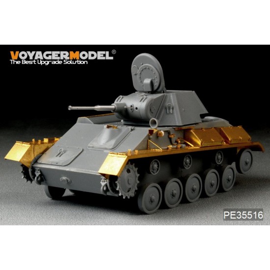 1/35 WWII Soviet T-70M Light Tank Basic Detail-Up set for MiniArt 35113 kit 1/35 WWII Soviet T-70M Light Tank Basic Detail-Up set for MiniArt 35113 kit