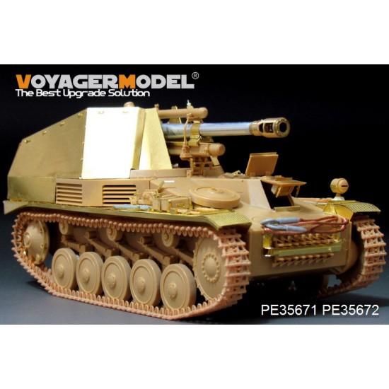 1/35 WWII German Self-propelled Howitzer Wespe Fenders & Armour Plate for Tamiya 35200 1/35 WWII German Self-propelled Howitzer Wespe Fenders & Armour Plate for Tamiya 35200