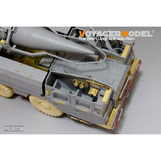 1/35 Modern Russian Scud-B Cabin Interior Detail-up Set for Trumpeter #01019 kit 1/35 Modern Russian Scud-B Cabin Interior Detail-up Set for Trumpeter #01019 kit