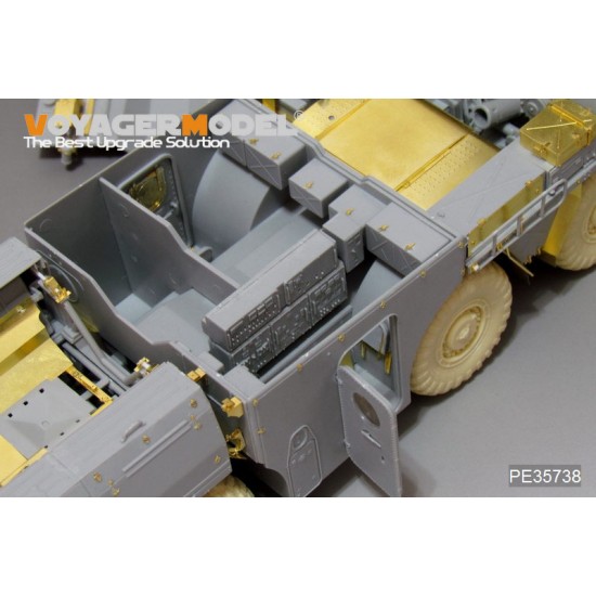 1/35 Modern Russian Scud-B Cabin Interior Detail-up Set for Trumpeter #01019 kit 1/35 Modern Russian Scud-B Cabin Interior Detail-up Set for Trumpeter #01019 kit