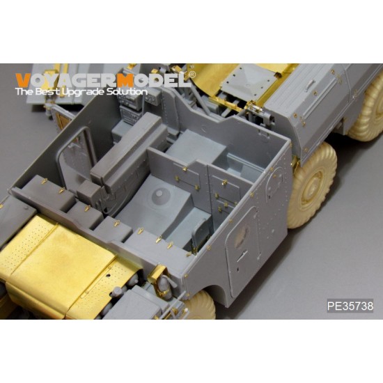 1/35 Modern Russian Scud-B Cabin Interior Detail-up Set for Trumpeter #01019 kit 1/35 Modern Russian Scud-B Cabin Interior Detail-up Set for Trumpeter #01019 kit