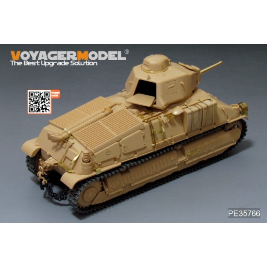 1/35 WWII French Medium Tank Somua S35 Basic Detail Set for Tamiya kit #35344 1/35 WWII French Medium Tank Somua S35 Basic Detail Set for Tamiya kit #35344