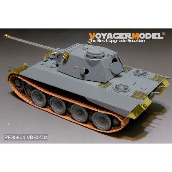 1/35 WWII German Panther D V1 Basic Detail-up Set for Dragon kit #6822 1/35 WWII German Panther D V1 Basic Detail-up Set for Dragon kit #6822