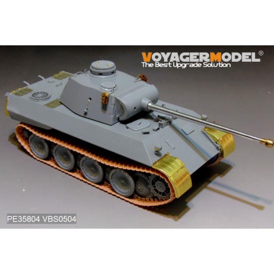 1/35 WWII German Panther D V1 Basic Detail-up Set for Dragon kit #6822 1/35 WWII German Panther D V1 Basic Detail-up Set for Dragon kit #6822
