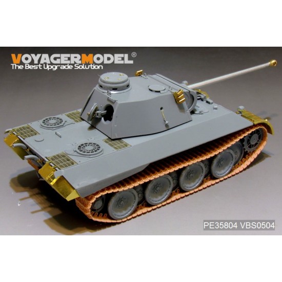 1/35 WWII German Panther D V1 Basic Detail-up Set for Dragon kit #6822 1/35 WWII German Panther D V1 Basic Detail-up Set for Dragon kit #6822