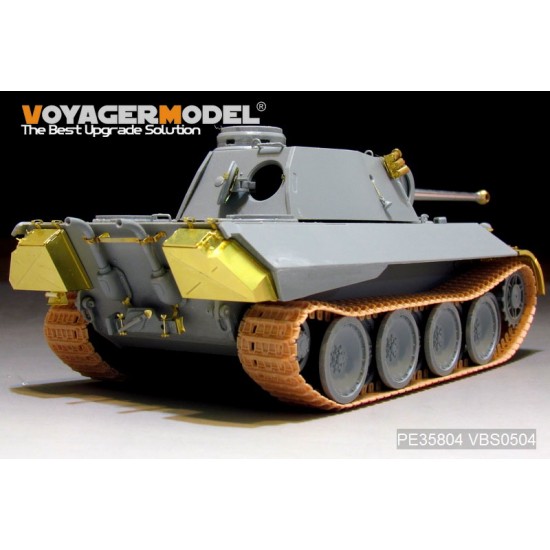 1/35 WWII German Panther D V1 Basic Detail-up Set for Dragon kit #6822 1/35 WWII German Panther D V1 Basic Detail-up Set for Dragon kit #6822