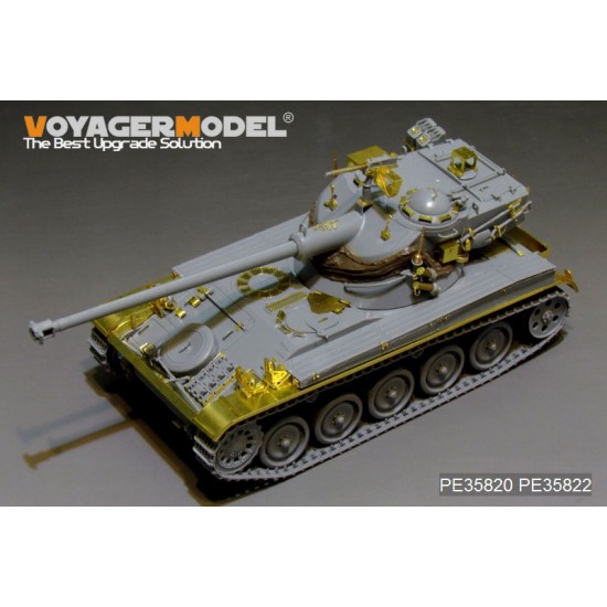1/35 Modern French AMX-13/75 Basic Detail Set w/Smoke Discharger&Atenna Base for Takom 2036 1/35 Modern French AMX-13/75 Basic Detail Set w/Smoke Discharger&Atenna Base for Takom 2036