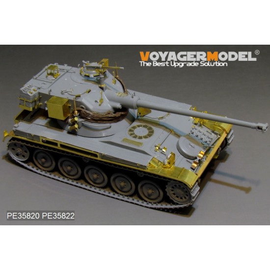 1/35 Modern French AMX-13/75 Basic Detail Set w/Smoke Discharger&Atenna Base for Takom 2036 1/35 Modern French AMX-13/75 Basic Detail Set w/Smoke Discharger&Atenna Base for Takom 2036