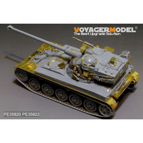 1/35 Modern French AMX-13/75 Basic Detail Set w/Smoke Discharger&Atenna Base for Takom 2036 1/35 Modern French AMX-13/75 Basic Detail Set w/Smoke Discharger&Atenna Base for Takom 2036
