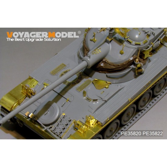 1/35 Modern French AMX-13/75 Basic Detail Set w/Smoke Discharger&Atenna Base for Takom 2036 1/35 Modern French AMX-13/75 Basic Detail Set w/Smoke Discharger&Atenna Base for Takom 2036