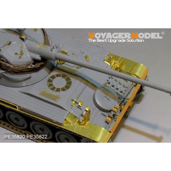 1/35 Modern French AMX-13/75 Basic Detail Set w/Smoke Discharger&Atenna Base for Takom 2036 1/35 Modern French AMX-13/75 Basic Detail Set w/Smoke Discharger&Atenna Base for Takom 2036