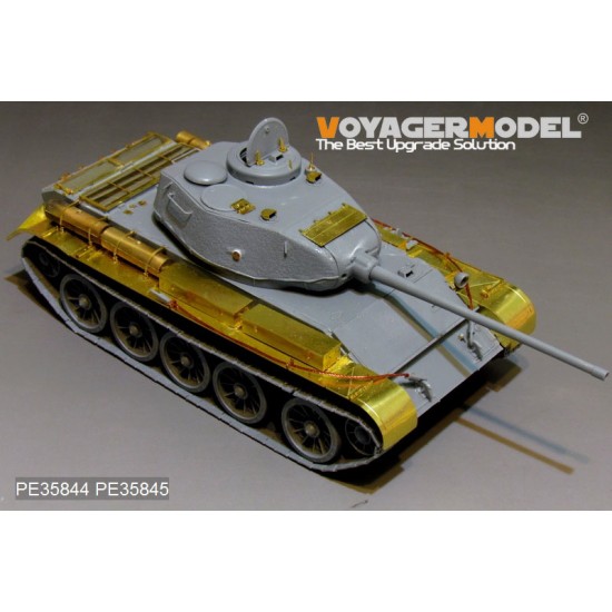 1/35 WWII Russian Medium Tank T-44 Early Version Basic Detail Set for MiniArt kit #35193 1/35 WWII Russian Medium Tank T-44 Early Version Basic Detail Set for MiniArt kit #35193