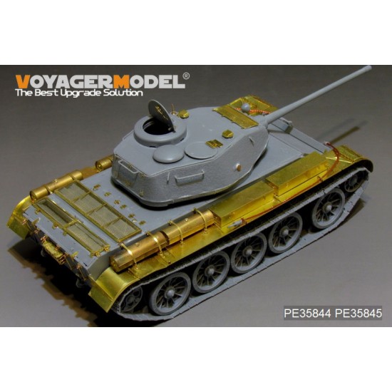 1/35 WWII Russian Medium Tank T-44 Early Version Basic Detail Set for MiniArt kit #35193 1/35 WWII Russian Medium Tank T-44 Early Version Basic Detail Set for MiniArt kit #35193