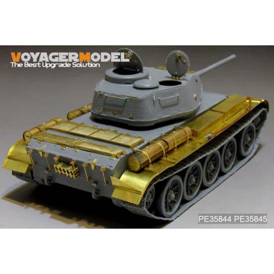 1/35 WWII Russian Medium Tank T-44 Early Version Basic Detail Set for MiniArt kit #35193 1/35 WWII Russian Medium Tank T-44 Early Version Basic Detail Set for MiniArt kit #35193