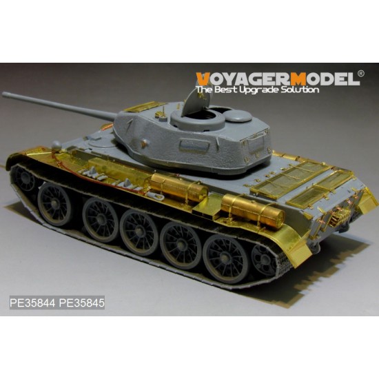 1/35 WWII Russian Medium Tank T-44 Early Version Basic Detail Set for MiniArt kit #35193 1/35 WWII Russian Medium Tank T-44 Early Version Basic Detail Set for MiniArt kit #35193