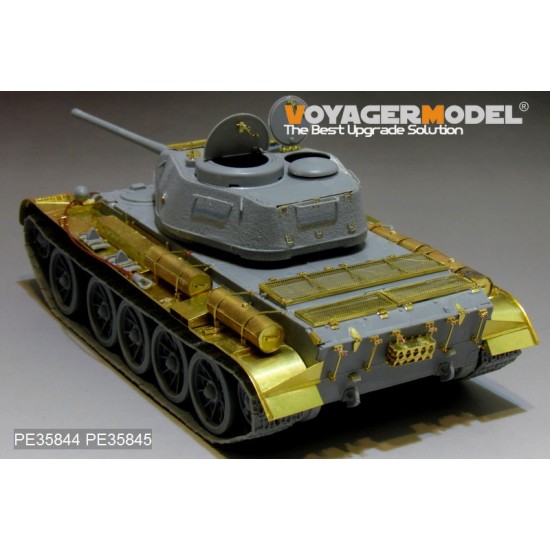 1/35 WWII Russian Medium Tank T-44 Early Version Basic Detail Set for MiniArt kit #35193 1/35 WWII Russian Medium Tank T-44 Early Version Basic Detail Set for MiniArt kit #35193