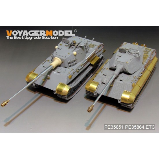 1/35 WWII King Tiger Final Version Detail Set for AMMO by Mig Jimenez #8500 1/35 WWII King Tiger Final Version Detail Set for AMMO by Mig Jimenez #8500