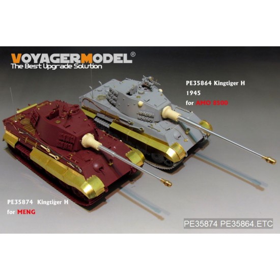 1/35 WWII King Tiger Final Version Detail Set for AMMO by Mig Jimenez #8500 1/35 WWII King Tiger Final Version Detail Set for AMMO by Mig Jimenez #8500