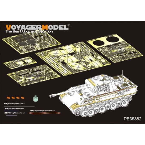 1/35 WWII Panther G Early Version Basic Detail Set for Dragon #6267/6384/7363/6847 1/35 WWII Panther G Early Version Basic Detail Set for Dragon #6267/6384/7363/6847