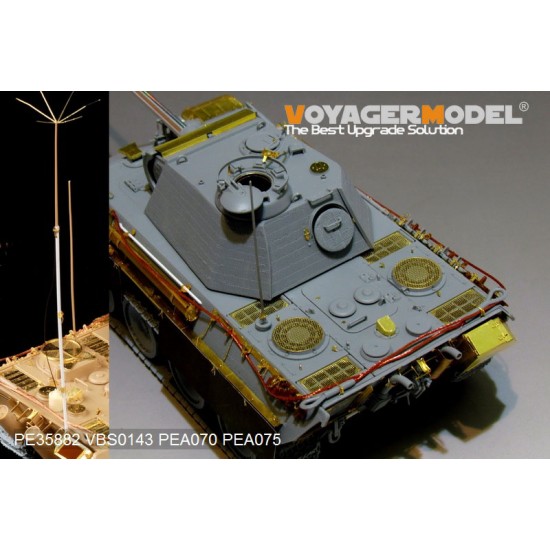 1/35 WWII Panther G Early Version Basic Detail Set for Dragon #6267/6384/7363/6847 1/35 WWII Panther G Early Version Basic Detail Set for Dragon #6267/6384/7363/6847