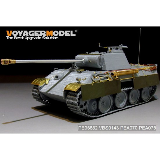 1/35 WWII Panther G Early Version Basic Detail Set for Dragon #6267/6384/7363/6847 1/35 WWII Panther G Early Version Basic Detail Set for Dragon #6267/6384/7363/6847