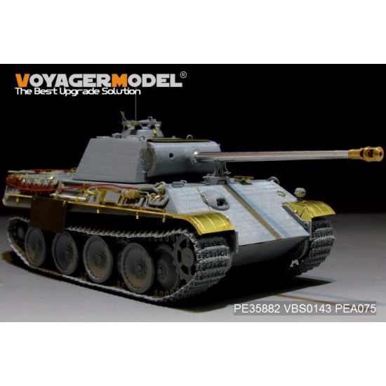1/35 WWII Panther G Early Version Basic Detail Set for Dragon #6267/6384/7363/6847 1/35 WWII Panther G Early Version Basic Detail Set for Dragon #6267/6384/7363/6847