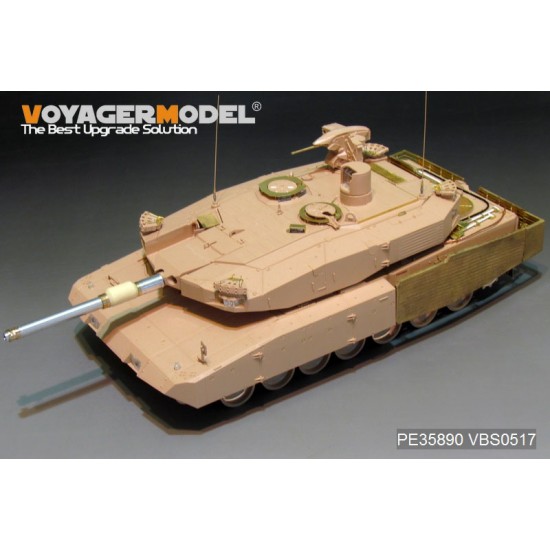 1/35 Modern German Leopard 2A4 Revolution 1 MBT Basic Detail Set for Tiger Model #4629 1/35 Modern German Leopard 2A4 Revolution 1 MBT Basic Detail Set for Tiger Model #4629