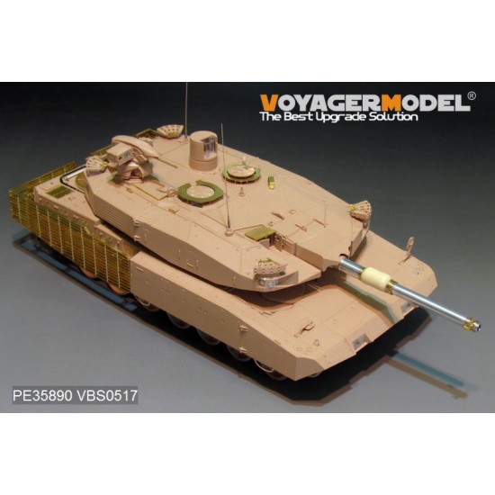 1/35 Modern German Leopard 2A4 Revolution 1 MBT Basic Detail Set for Tiger Model #4629 1/35 Modern German Leopard 2A4 Revolution 1 MBT Basic Detail Set for Tiger Model #4629