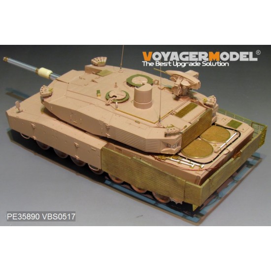 1/35 Modern German Leopard 2A4 Revolution 1 MBT Basic Detail Set for Tiger Model #4629 1/35 Modern German Leopard 2A4 Revolution 1 MBT Basic Detail Set for Tiger Model #4629