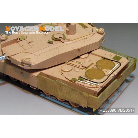 1/35 Modern German Leopard 2A4 Revolution 1 MBT Basic Detail Set for Tiger Model #4629 1/35 Modern German Leopard 2A4 Revolution 1 MBT Basic Detail Set for Tiger Model #4629