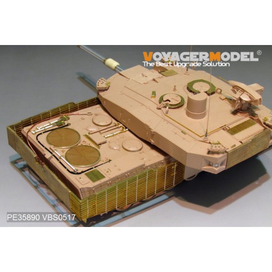 1/35 Modern German Leopard 2A4 Revolution 1 MBT Basic Detail Set for Tiger Model #4629 1/35 Modern German Leopard 2A4 Revolution 1 MBT Basic Detail Set for Tiger Model #4629