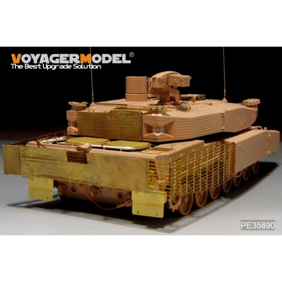 1/35 Modern German Leopard 2A4 Revolution 1 MBT Basic Detail Set for Tiger Model #4629 1/35 Modern German Leopard 2A4 Revolution 1 MBT Basic Detail Set for Tiger Model #4629