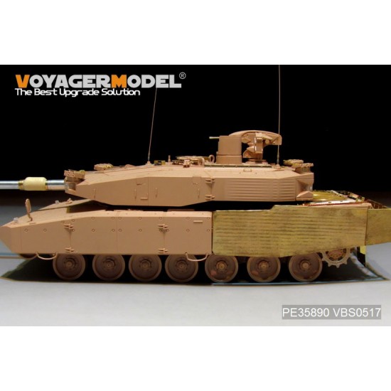 1/35 Modern German Leopard 2A4 Revolution 1 MBT Basic Detail Set for Tiger Model #4629 1/35 Modern German Leopard 2A4 Revolution 1 MBT Basic Detail Set for Tiger Model #4629