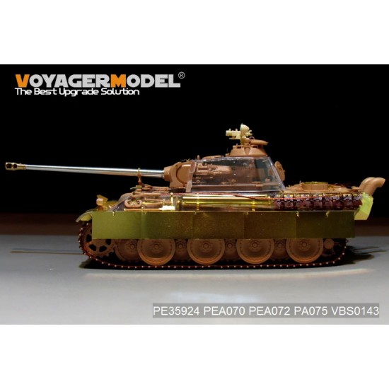 1/35 WWII German Panther G (late) Basic Detail Set for Rye Field Model #5016 1/35 WWII German Panther G (late) Basic Detail Set for Rye Field Model #5016