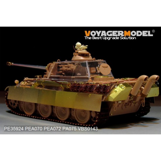 1/35 WWII German Panther G (late) Basic Detail Set for Rye Field Model #5016 1/35 WWII German Panther G (late) Basic Detail Set for Rye Field Model #5016