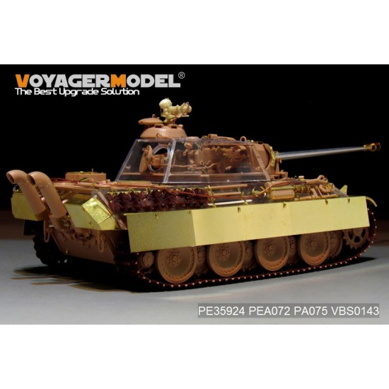 1/35 WWII German Panther G (late) Basic Detail Set for Rye Field Model #5016 1/35 WWII German Panther G (late) Basic Detail Set for Rye Field Model #5016