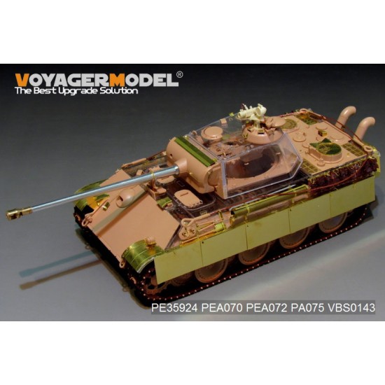 1/35 WWII German Panther G (late) Basic Detail Set for Rye Field Model #5016 1/35 WWII German Panther G (late) Basic Detail Set for Rye Field Model #5016