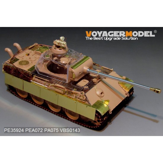 1/35 WWII German Panther G (late) Basic Detail Set for Rye Field Model #5016 1/35 WWII German Panther G (late) Basic Detail Set for Rye Field Model #5016