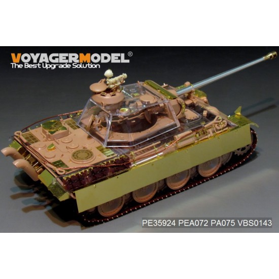 1/35 WWII German Panther G (late) Basic Detail Set for Rye Field Model #5016 1/35 WWII German Panther G (late) Basic Detail Set for Rye Field Model #5016