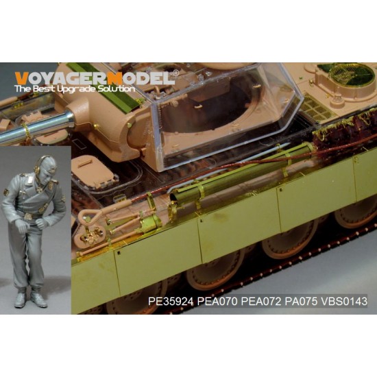 1/35 WWII German Panther G (late) Basic Detail Set for Rye Field Model #5016 1/35 WWII German Panther G (late) Basic Detail Set for Rye Field Model #5016