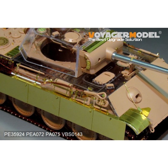1/35 WWII German Panther G (late) Basic Detail Set for Rye Field Model #5016 1/35 WWII German Panther G (late) Basic Detail Set for Rye Field Model #5016