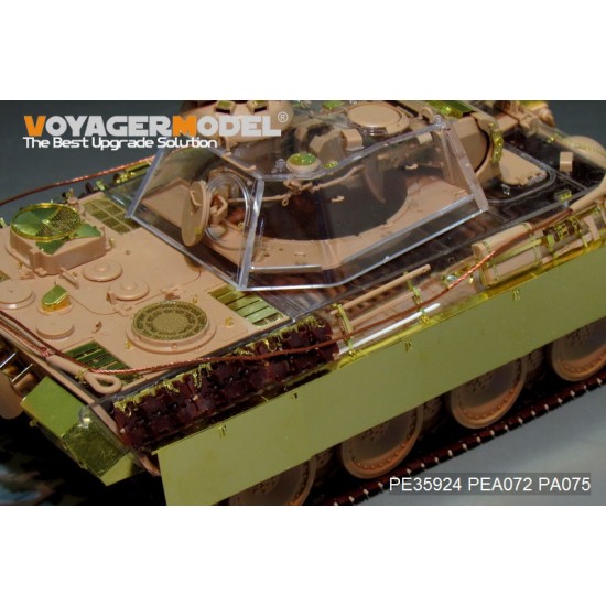 1/35 WWII German Panther G (late) Basic Detail Set for Rye Field Model #5016 1/35 WWII German Panther G (late) Basic Detail Set for Rye Field Model #5016
