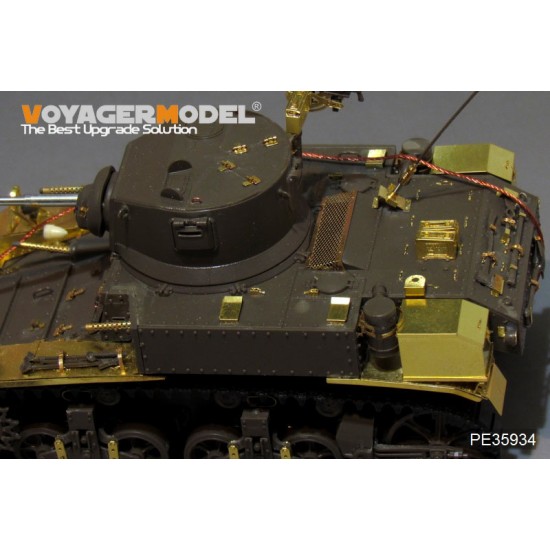 1/35 WWII US M3 Stuart Basic Detail Set (Gun barrel & antenna base include) for Tamiya kit #36360 1/35 WWII US M3 Stuart Basic Detail Set (Gun barrel & antenna base include) for Tamiya kit #36360
