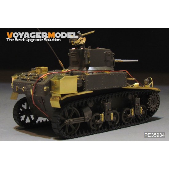 1/35 WWII US M3 Stuart Basic Detail Set (Gun barrel & antenna base include) for Tamiya kit #36360 1/35 WWII US M3 Stuart Basic Detail Set (Gun barrel & antenna base include) for Tamiya kit #36360